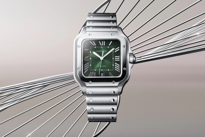 2023 Santos de Cartier Smoky Green dial