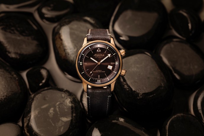 Bronze-Plated Alpina Seastrong Diver Heritage