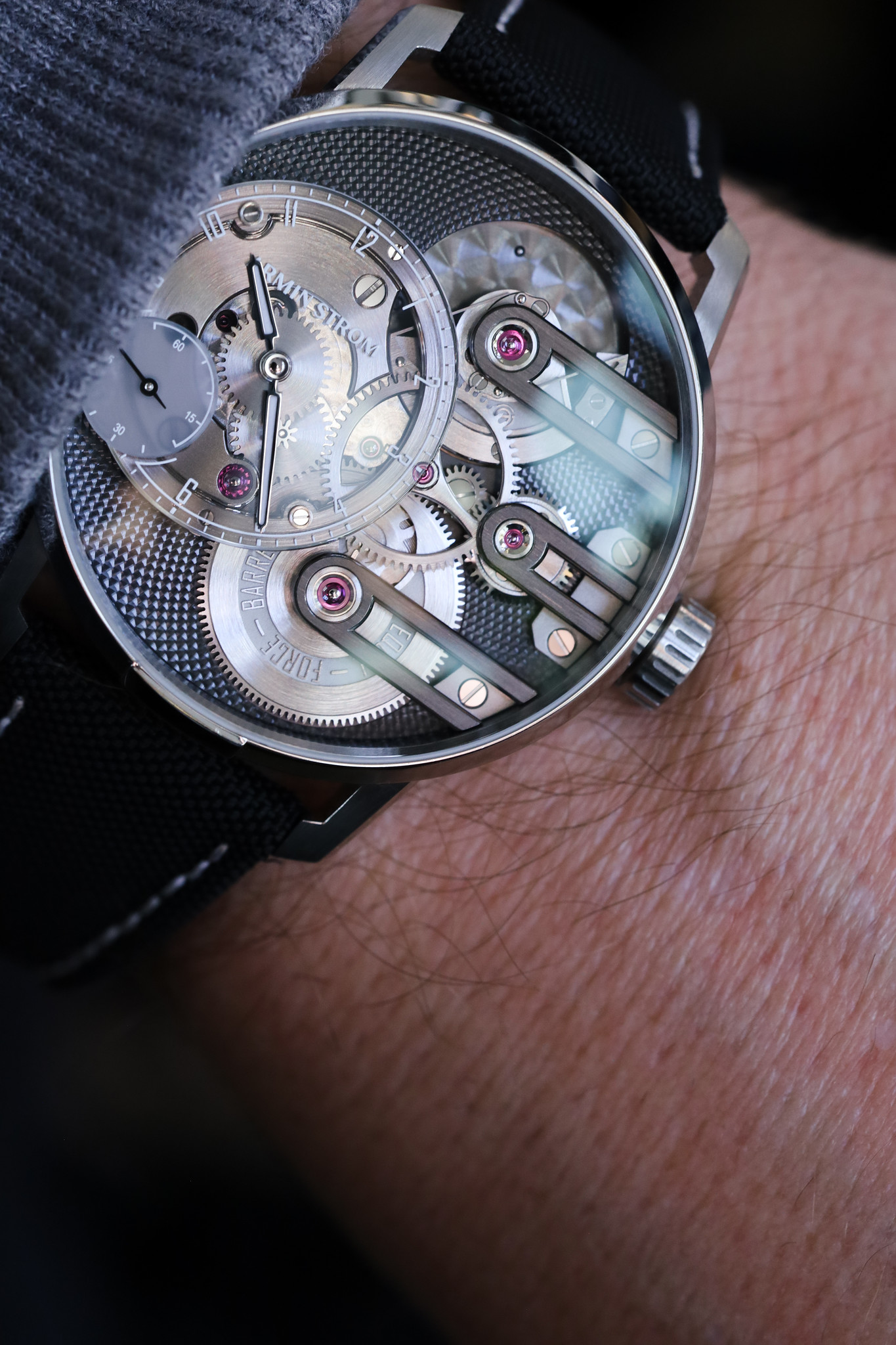 Armin Strom Gravity Equal Force Ultimate Sapphire wristshot