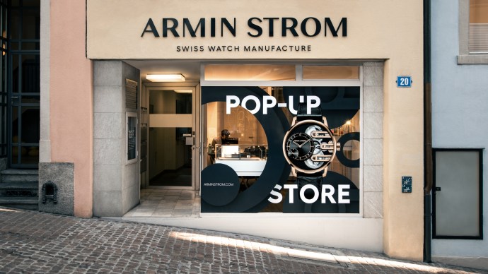 Armin Strom Zurich Pop-Up Facade