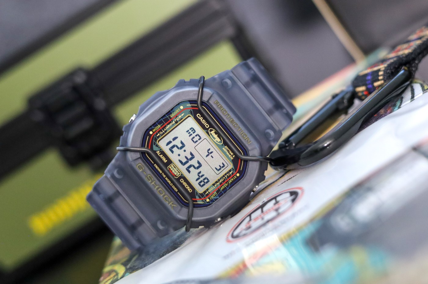 Bodega x G-Shock DW5600BDG23-1 close-up