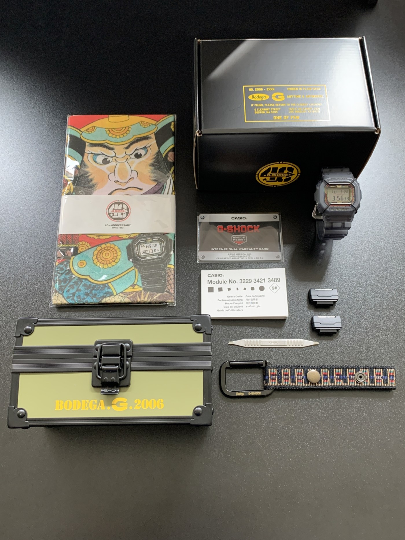 Bodega x G-Shock DW5600BDG23-1 full kit