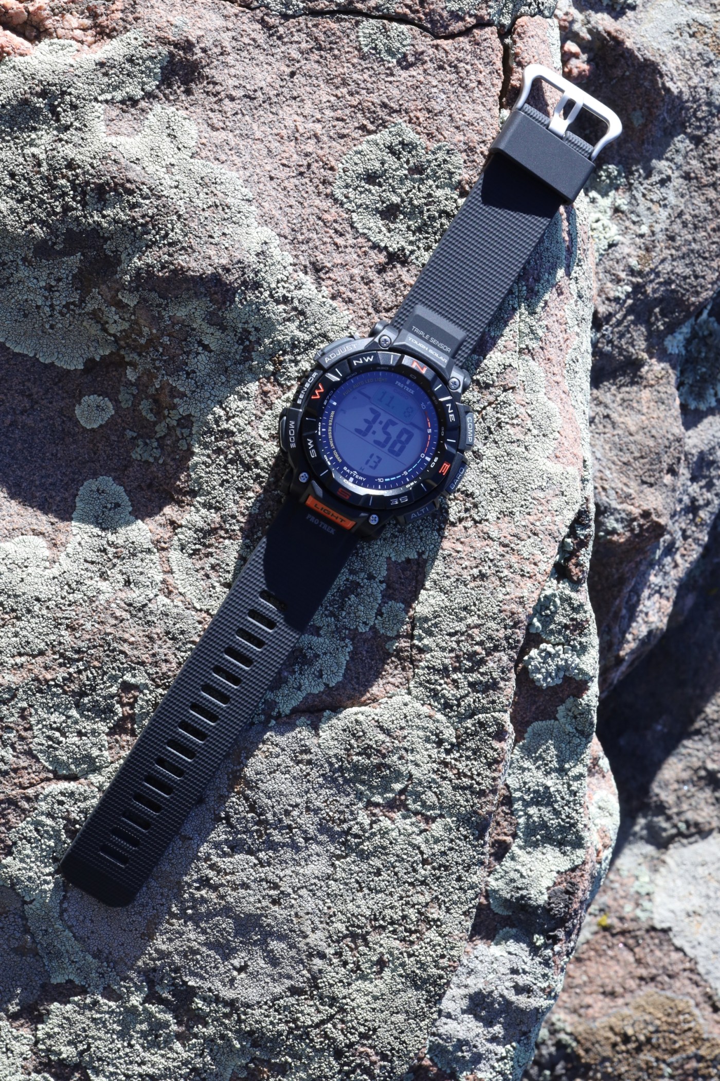 2022 Casio Pro Trek PRG-340 flat lay