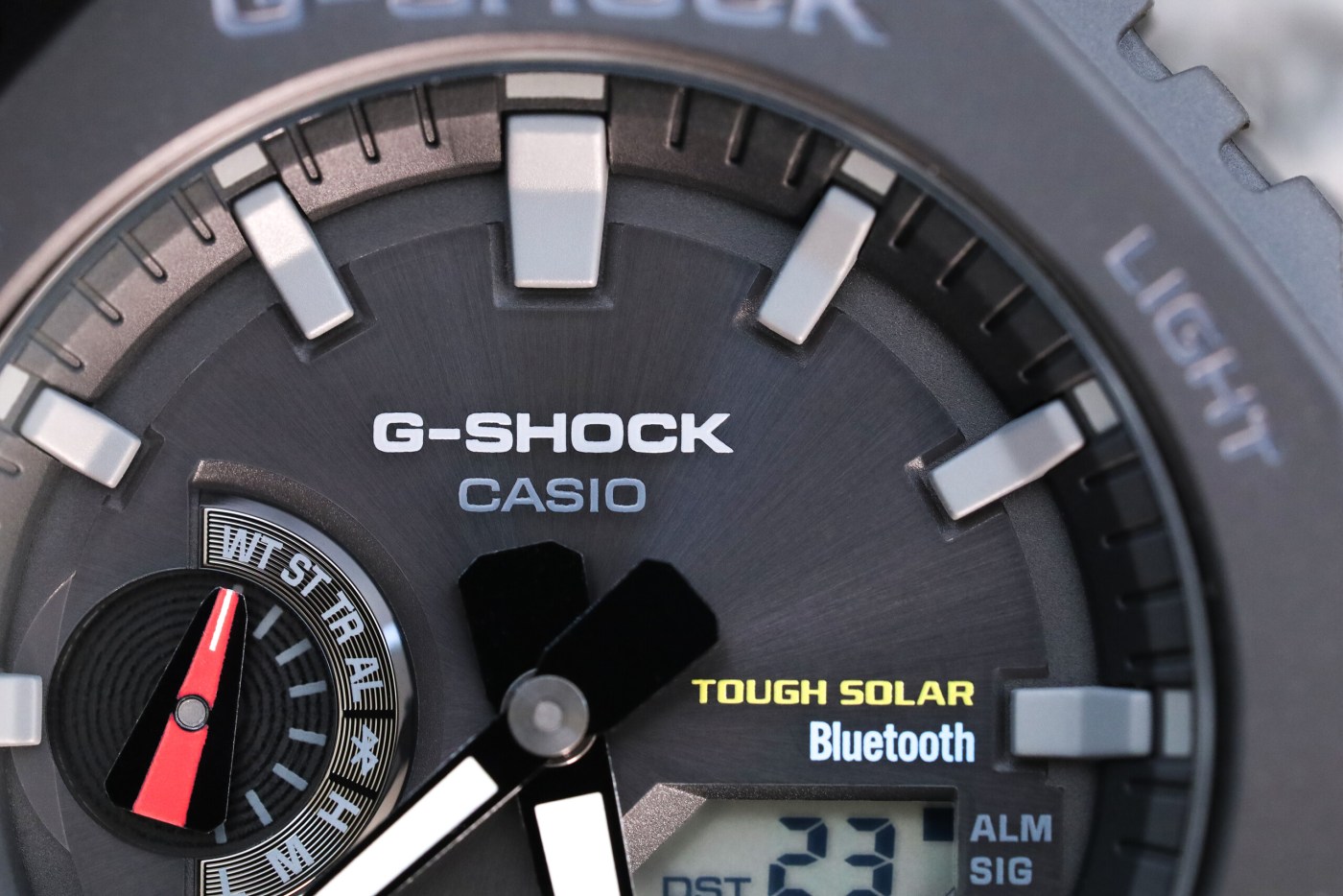 G-Shock CasiOak GAB2100-1A dial close-up