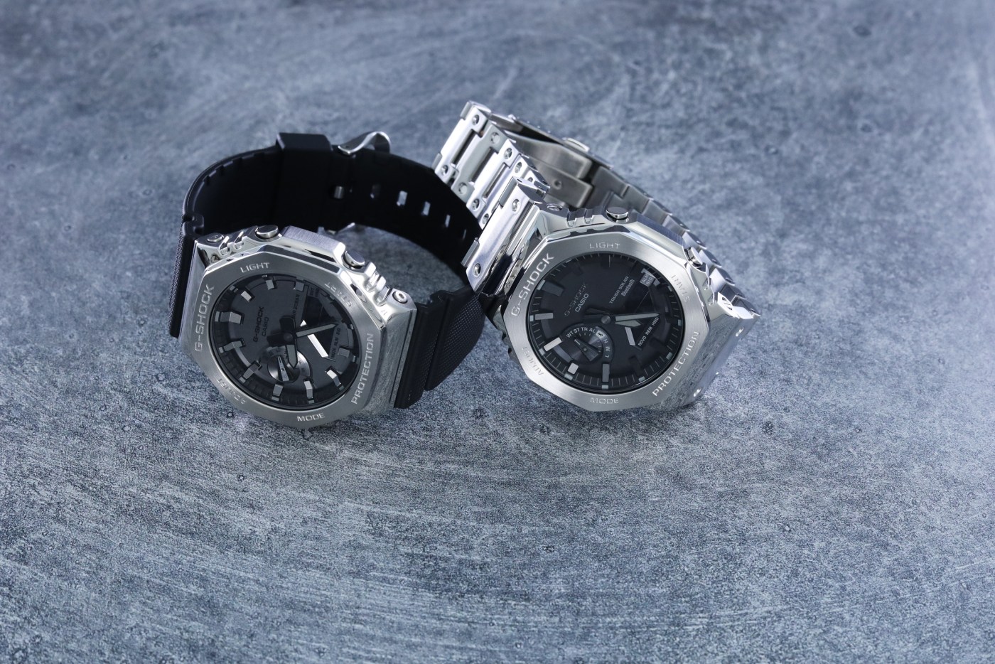 G-Shock GM2100 next to GMB2100