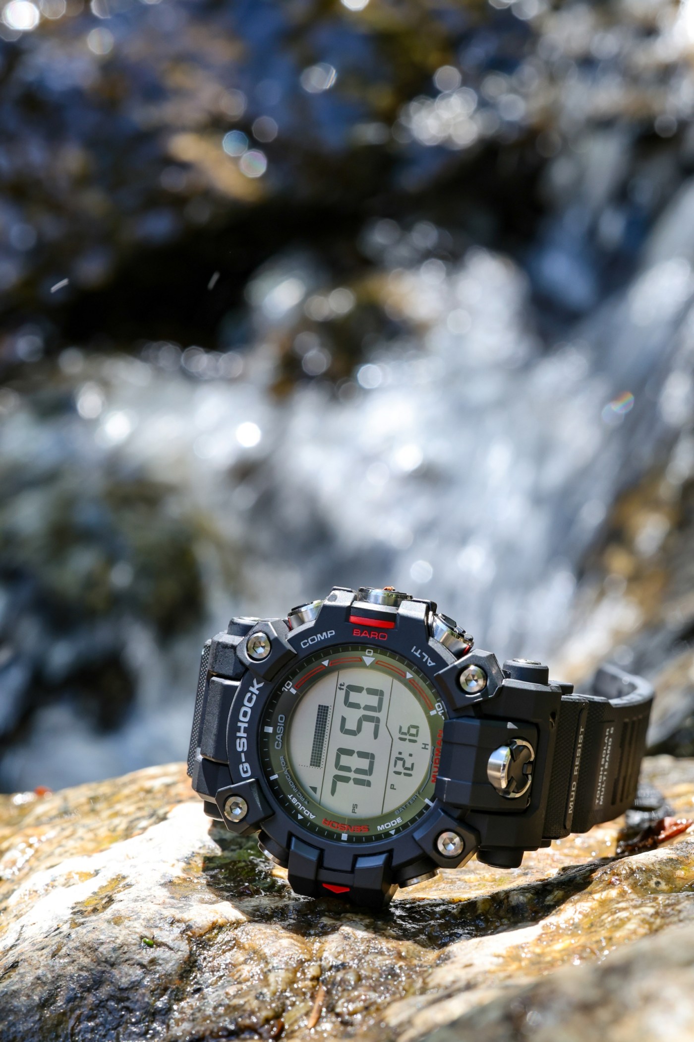 G-Shock Mudman GW9500-1 near top of Helen Hunt Falls