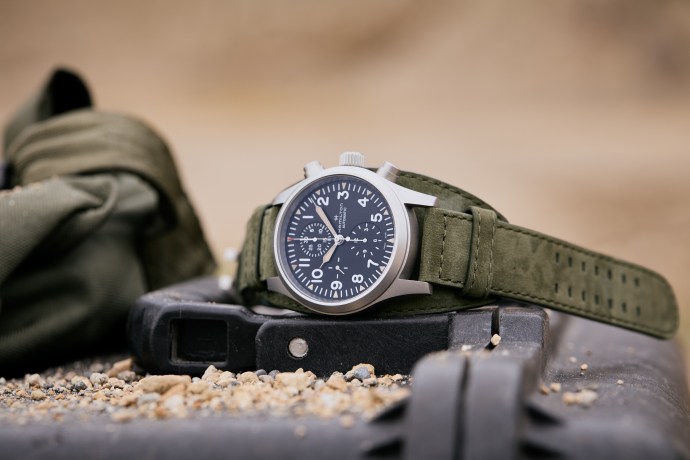 Hamilton Khaki Field Auto Chronograph on Bund Strap