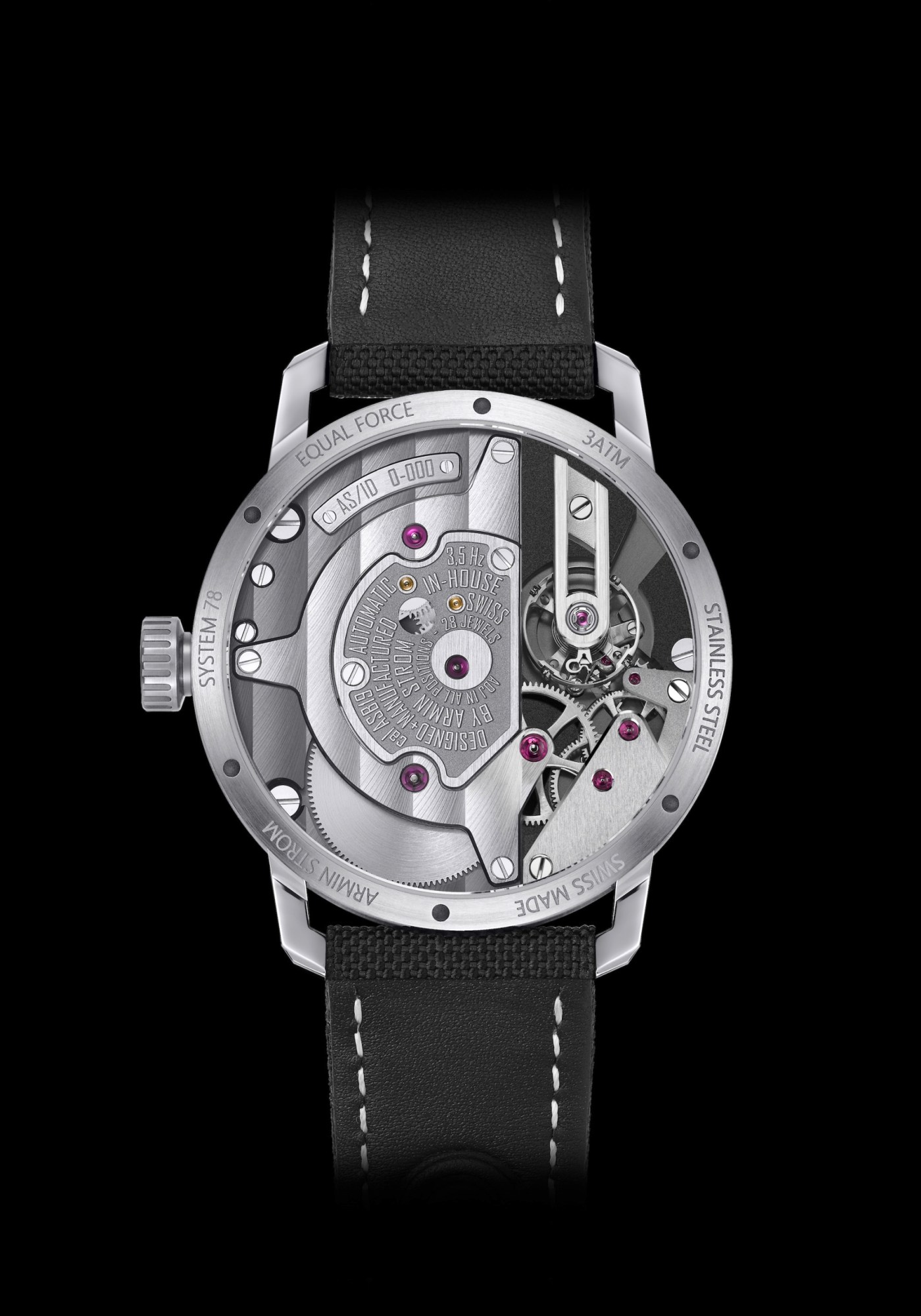 Only Watch 2023 Armin Strom Gravity Equal Force Ultimate Sapphire caseback